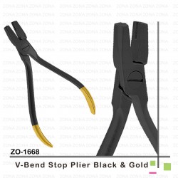V-Bend Stop Pliers Black & Gold